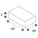 SLV Driver de LED PHASE, 6,5-10W, 250mA blanche