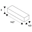 SLV Driver de LED 21-29,5W, 500/600/700mA blanche