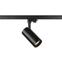 Projecteur triphasé NUMINOS PHASE M adaptateur triphasé inclus, courant constant IP20, noir  gradable