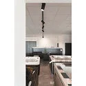 SLV Luminaire triphasé NUMINOS PHASE L IP20, noir