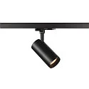 Luminaire triphasé NUMINOS DALI M, noir 