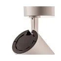 SLV Luminaire de plafond NUMINOS SPOT DALI M contrôlable par DALI IP20, noir, blanche gradable
