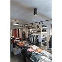 SLV Luminaire de plafond NUMINOS CL DALI L contrôlable par DALI IP20, noir gradable
