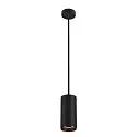 Luminaire à suspension NUMINOS PD DALI L contrôlable par DALI IP20, noir