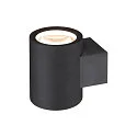 SLV Luminaire mural OCULUS UP/DOWN cylindrique IP20, noir gradable