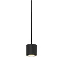 SLV Luminaire à suspension OCCULUS PD SINGLE DTW Dim-To-Warm IP20, noir, transparent gradable