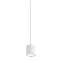 SLV Luminaire à suspension OCCULUS PD SINGLE DTW Dim-To-Warm IP20, transparent, blanche gradable