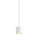 SLV Luminaire à suspension OCCULUS PD SINGLE DTW Dim-To-Warm IP20, transparent, blanche gradable
