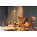 SLV Luminaire à suspension OCCULUS PD SINGLE DTW Dim-To-Warm IP20, transparent, blanche gradable