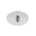 SLV Recessed canopy FITU, with connection box, IP20, chrome