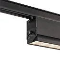 SLV Projecteur triphasé SIGHT MOVE ON-OFF pivotant, commutable, avec grille IP20, noir 
