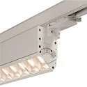 SLV Projecteur triphasé SIGHT MOVE ON-OFF pivotant, commutable, avec grille IP20, blanche 