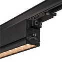 Projecteur triphasé SIGHT MOVE DALI pivotant, contrôlable par DALI, avec grille IP20, noir gradable