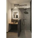 SLV Luminaire mural TRUKKO angulaire IP44, laiteux