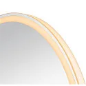 SLV Luminaire mural TRUKKO rond R7s 118mm IP44, laiteux