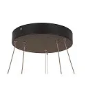 SLV LED Pendant luminaire ONE DOUBLE PD PHASE UP/DOWN, CCT switch, 2700/3000K, 615/635lm, black
