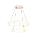 LED Pendant luminaire ONE DOUBLE PD PHASE UP/DOWN, CCT switch, 2700/3000K, 615/635lm, white