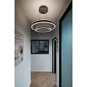 Luminaire à suspension ONE DOUBLE PD DALI UP/DOWN CCT Switch, noir 