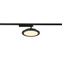 LED 1-phase spot PANEL TRACK, round, 20cm, 18W, 3000K, black