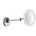 Miroir avec éclairage MAGANDA TL CCT Switch IP44, chrome, blanche