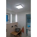 SLV Applique et plafonnier SIMA angulaire IP44, blanche