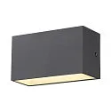 SLV Luminaire mural d’extérieur SITRA M WL UP/DOWN CCT Switch, commutable IP65, anthrazit 