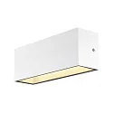 SLV LED Outdoor Wall luminaire SITRA L WL UP/DOWN, CCT switch, 3000/4000K, white