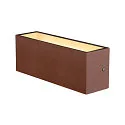 SLV Luminaire mural d'extérieur SITRA L WL UP/DOWN CCT Switch, commutable IP65, rouille 