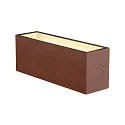 SLV Luminaire mural d'extérieur SITRA L WL UP/DOWN CCT Switch, commutable IP65, rouille 