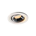 LED Ceiling recessed luminaire NUMINOS® MOVE S, 2700K, 20°, white/chrome