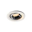LED Ceiling recessed luminaire NUMINOS® MOVE S, 3000K, 55°, white/chrome