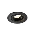 Plafonnier encastré NUMINUS MOVE S IP20, noir 