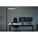 SLV Lampadaire WORKLIGHT haut bas, pour VDU, avec capteur, UGR < 19 IP20, noir  gradable