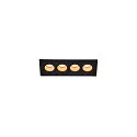 Ceiling recessed luminaire MILANDOS 4, 45°, 2700K, black