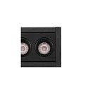 SLV Ceiling recessed luminaire MILANDOS 6, 45°, 3000K, black
