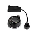 SLV Plafonnier encastré HORN GU10 GU10 IP20/IP44, noir 
