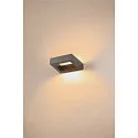 SLV LED Wall luminaire BOOKAT, 15W, 3000/4000K, anthracite