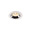 LED Ceiling recessed luminaire NUMINOS® XS, 2700K, 20°, white/chrome