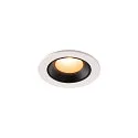 Plafonnier encastré NUMINOS XS IP20/IP44, noir , blanche