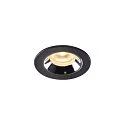 LED Ceiling recessed luminaire NUMINOS® XS, 3000K, 55°, black/chrome