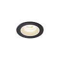 LED Ceiling recessed luminaire NUMINOS® XS, 4000K, 20°, black/white
