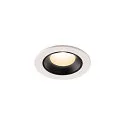 LED Ceiling recessed luminaire NUMINOS® XS, 4000K, 20°, white/black