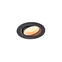 LED Ceiling recessed luminaire NUMINOS® MOVE XS, 2700K, 55°, black/white
