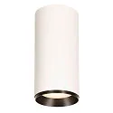 Luminaire de plafond NUMINOS DALI XL contrôlable par DALI IP20, noir, blanche gradable