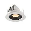 SLV Plafonnier encastré NUMINOS GIMBLE XS, noir , blanche