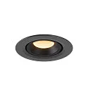 SLV LED Ceiling recessed luminaire NUMINOS® GIMBLE XS, 3000K, 40°, black