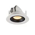 SLV Plafonnier encastré NUMINOS GIMBLE XS, noir , blanche