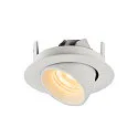 SLV Plafonnier encastré NUMINOS GIMBLE XS, blanche