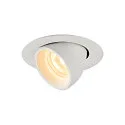 Plafonnier encastré NUMINOS GIMBLE XS, blanche