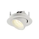 SLV Plafonnier encastré NUMINOS GIMBLE XS, blanche